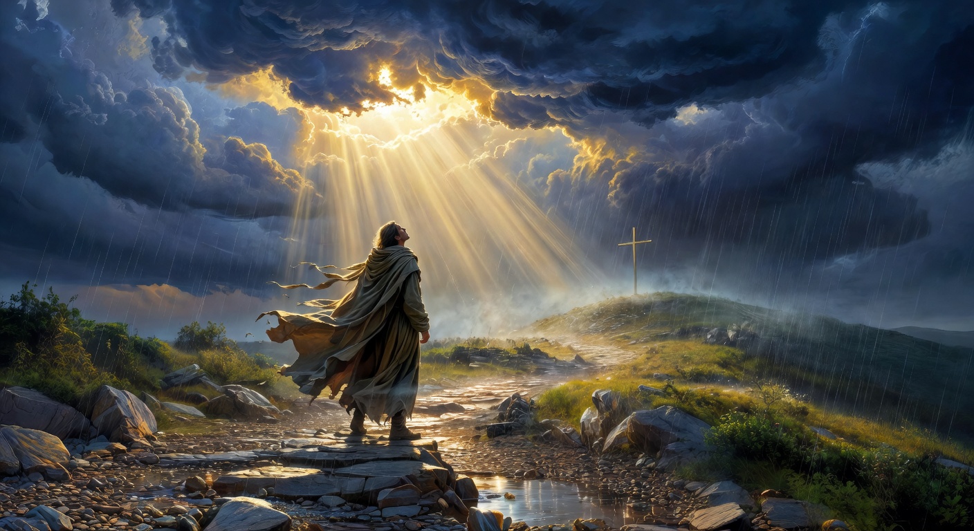Biblical encouragement image
