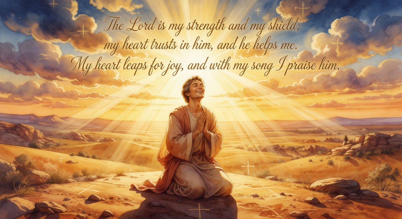 Biblical encouragement image