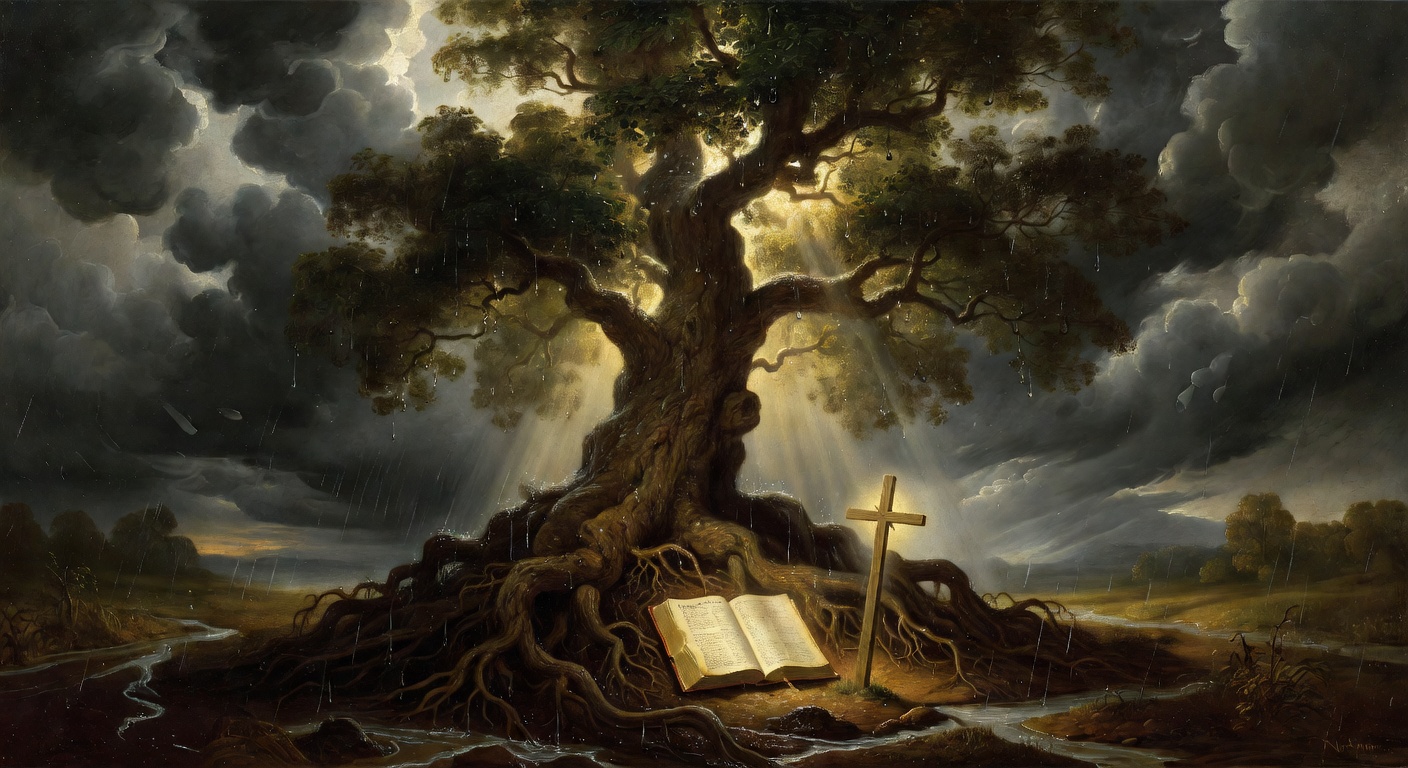 Biblical encouragement image