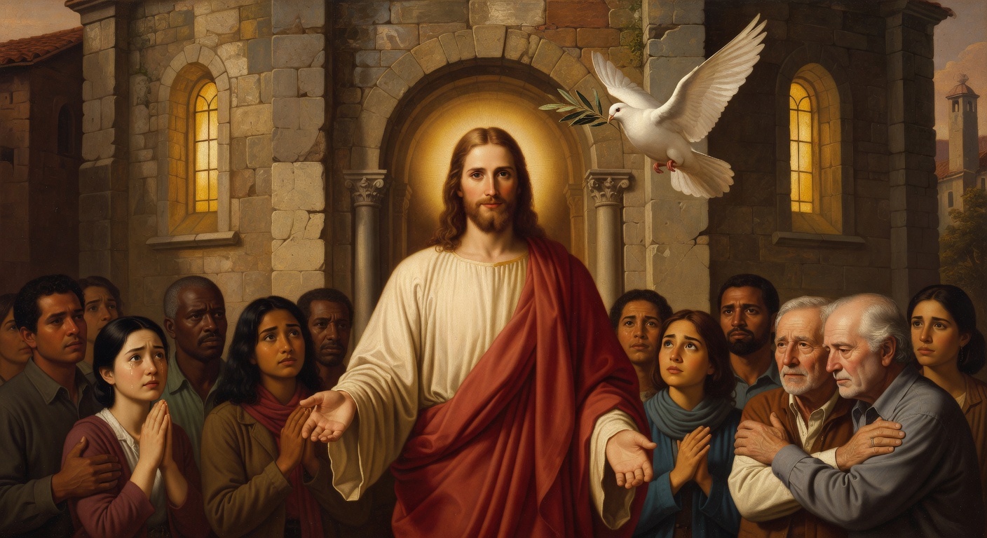 Biblical encouragement image