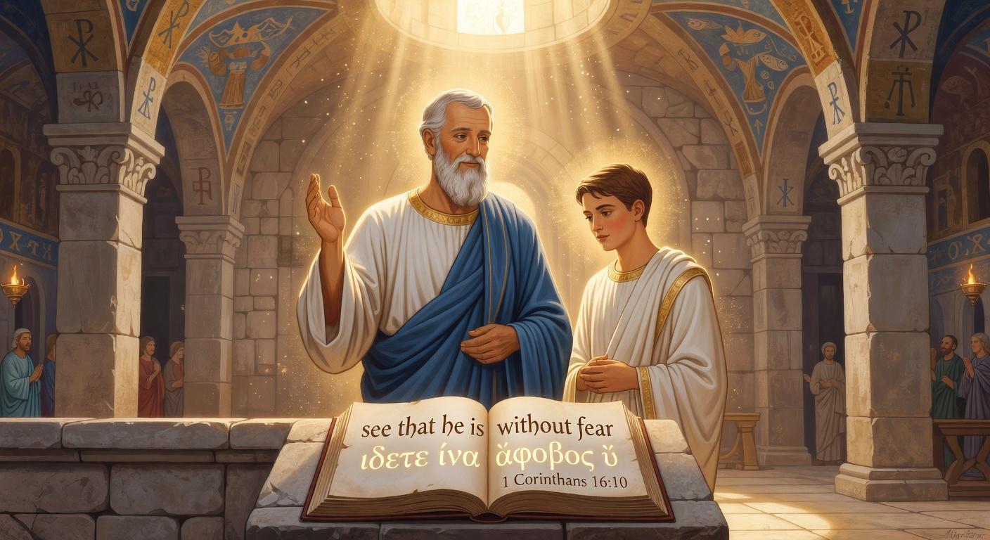 Biblical encouragement image
