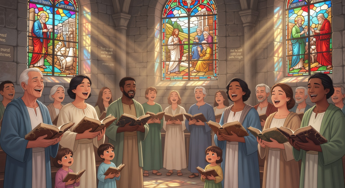 Biblical encouragement image