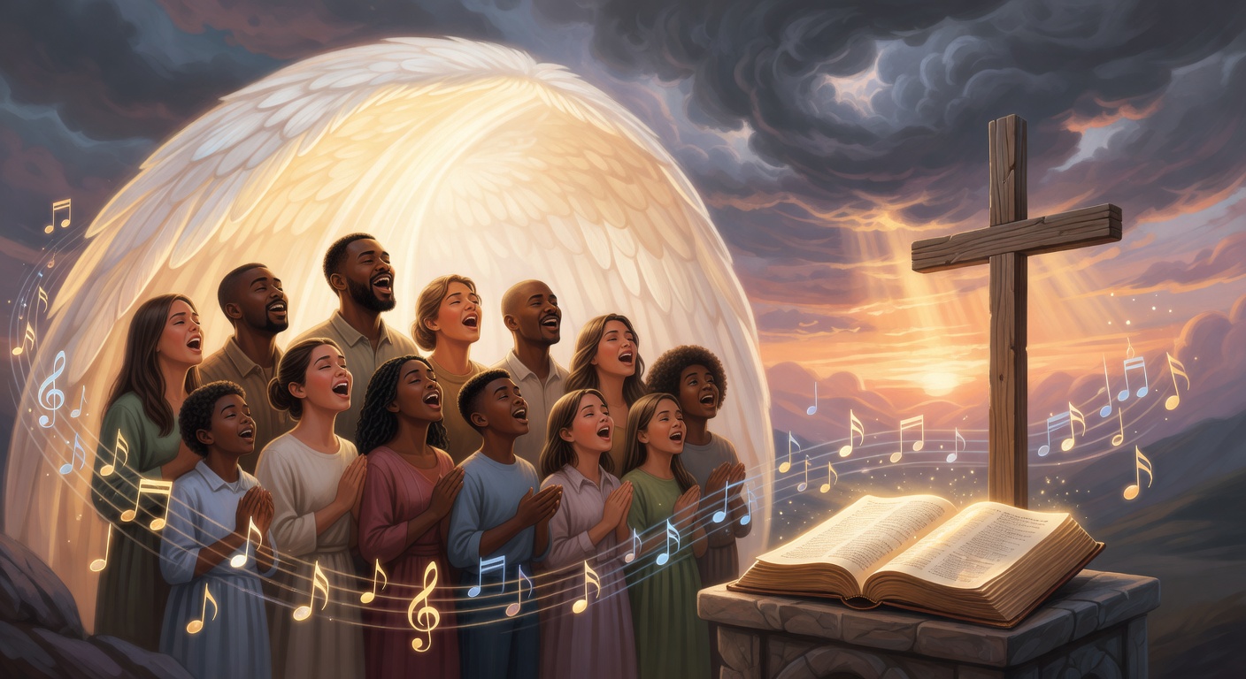 Biblical encouragement image