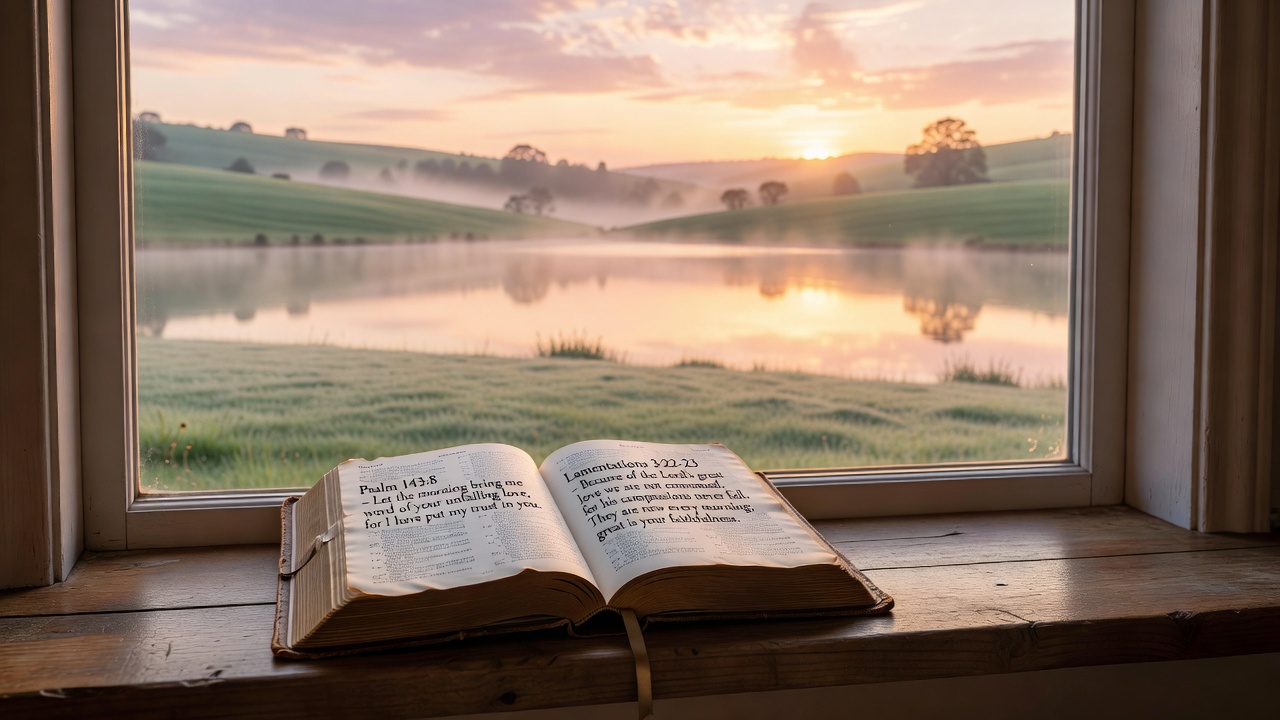 Biblical encouragement image